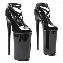 Dance Shoes LAIJIANJINXIA 26CM/10inches PU Upper Sexy Exotic High Heel Platform Party Sandals Pole Model Shows 025
