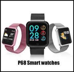 P68Smart Watch Men IP68 Waterproof Reloj Hombre With ECG retailPPG Blood Pressure Heart Rate Monitor Sports Fitness Waterproof for8466486