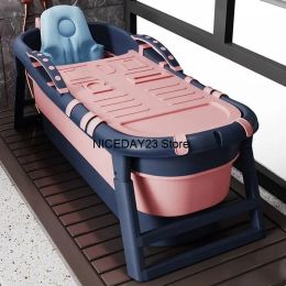 Bathtubs Adult Foldable Bathtub Simple Portable Bathtubs Full Body Adult Large Bathtub Household Children's Bath Bidet Artefact Thickened