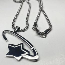 Pendant Necklaces Exquisite Titanium Steel Necklace Stainless Jewellery Hip Hop Style Boys Girls Gift