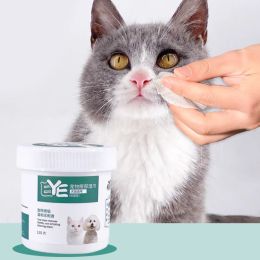 Wipes Pet Eye Wet Tissue, Cat, Dog Cleaning Wipes, Supplies