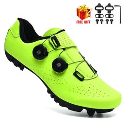 Крупные кроссовки MTB Cleat Shoes Men Men Flat Pedal Bicycle Shoes Road Speed ​​Speed ​​Shoes Mountain Bike Shoes Racing Lock Wood 240313