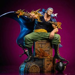 Action Toy Figures New One Piece Benn Beckman Anime Figures PVC Beckman ONE PIECE Ornamen Action Figures Model Collection Doll Toys Gifts T240325
