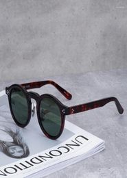 Sunglasses 2023 Fashion Vintage Big Face Oval Acetate Personalize Design Jelly Type Handle For Women Man5477605
