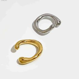 Ear Cuff Ear Cuff PerisBox solid gold earrings unperforated geometric round ear cuffs smallest cardila earrings womens simple Jewellery Y240326