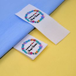 accessories Custom Folding Labels / Custom Brand labels, Clothing labels, Children's clothing ,Sewing (FR111)