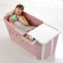 Bathtubs New Plastic Portable Bathtubs Adult Folding Bathtub Thickened Adult Bathtub Simple Small Apartment Bathtub Whole Body Bathtub GL