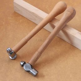 Hammer Lightweight Multifunctional Hammer Portable Carpentry Hand Tool Mini Handmade Hammer Polishing Round Big Headed Wooden Handle