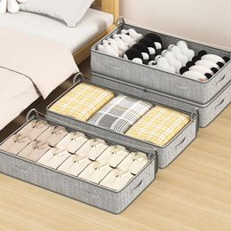 Storage Bags Under Bed Quilt Bag Large Capacity Clothes Dustproof Box Wardrobe Organiser Save Space Underbed
