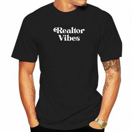 retro Vintage Realtor Vibes T-Shirt Tops Shirt On Sale Fitn Tight Cott Men T Shirts Fitn Tight u5Lv#