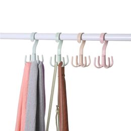 2024 1pcs Plastic Home Storage Organization Hooks Bedroom Hanger Clothes Hanging Rack Holder Hooks for Bags Towel