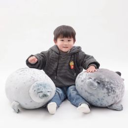 Cushions 30cm 40cm 60cm Cute Seal Plush Toy Lifelike Stuffed Marine Life Seal Soft Doll Simulation Seal Pillow Kids Toys Birthday Gift