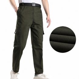 soft Pants Comfortable Stylish Men's Straight Pants with Multiple Pockets Breathable Soft Durable Trousers for Casual Wear Men o6ve#