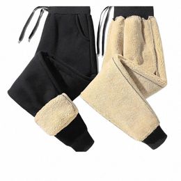 autumn Winter Plush Thickened Sports Pants for Men Warm Casual Joggers Pants Loose Leggings for Men Sweatpants l2NL#