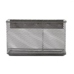 Kitchen Storage Wire Mesh Magnetic Basket File Holder For Cabinets Household Supplies