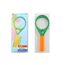 Microscope And Accessories Wholesale Handheld Magnifier Portable Magnifying Loupe Glass 3X 4X 5X 6X 8X 10X Lens Kids Inspection For Re Dh7Zn