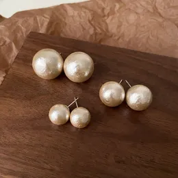 2024 Designer Grandi orecchini di perle Orecchini da donna in argento S925 con ago in argento francese Orecchini in cotone vintage 2024 Nuova edizione AAA +