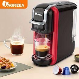 IAGREEA Multifunctional Capsule Espresso Hine, 4 in 1, Compatible with Nespresso Original/ice Gusto/ese Coffee Beans/espresso Powder, Cold/hot Mode, 20 Ounce