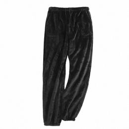 pants Winter Thick Autumn Sleepwear Men Nightwear Outwear 2020 Homewear Flannel Comfort Counple Pyjama Casual Warm f83y#