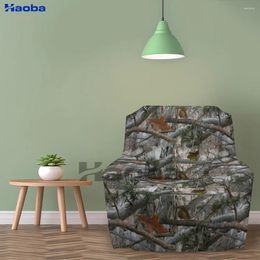 Pillow Outdoor Conifer Hunting Camouflage Couch Covers Chair/Sofa Stretch Printed Armchair Slipcover Separate