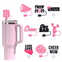 Popular Cheerleader Series Straw Cap 10mm Reusable Straw Cap Accessories are universal