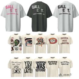 gallerydeptshirt Designer Mens Womens T Shirt Fashion Tops Man Tees Summer Casual Chest Back Letter Graphic Print Applique Shirts Street Short Sleeve Shirts 354