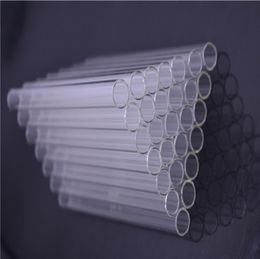 STRAIGHT 59inch Pyrex Glass Tube Love Rose Glass straw Eco Borosilicate Glass Drinking Straws pipe2953006