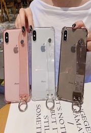 Glittering sequins wristband flexible silicone tpu cases for iphone 11 pro max x xr xs max 6 7 8 plus3684734