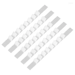 Hangers 200/300/500Pcs Scale Hanger Strips Clear Silicone Gear Strip