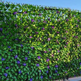 Gates Expandable Fence Garden Privacy For Balcony Terrace Outdoor Artificial Ivy Fence Panel Suitable For Background Garden Backyard