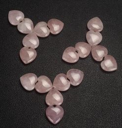 Natural Rose Quartz Heart Shaped Pink Crystal Carved Palm Love Healing Gemstone Lover Gife Stone Crystal Heart Gems 25257mm hope3604736