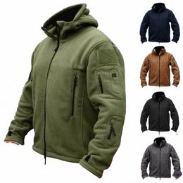 military Man Polar Fleece Tactical Jacket Outdoor Polartec Thermal Breathable Sport Hiking Jacket 24al#