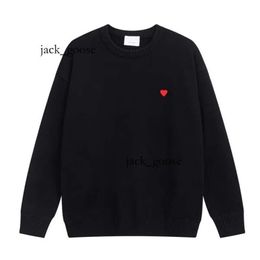 Play Men's Sweaters New Designer Sweater Little Red Heart Designer Amis Cardigan Winter Fashion Brand Love Embroidery Loose Women's Sweater 916