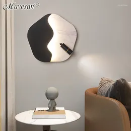 Wall Lamp Nordic El Room Bedside LED With Spotlight Modern Creative For Living Study Indoor Lighting Fixtures