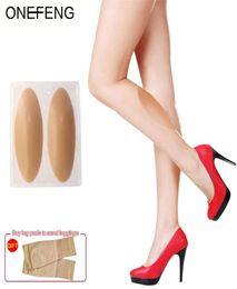 ONEFENG silicone leg onlays body beauty soft pad correction of leg type conceal weaknesses factory direct selling2431239