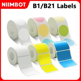 Niimbot B1/B21 Label Paper Mini Printer For Stickers Adhesive Thermal Maker Mobile UV Waterproof Price Tag