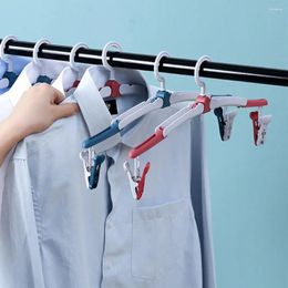 Hangers Portable Travel Hanger Folding Clothes With Clips For And Outdoor Car Accessories F3z5