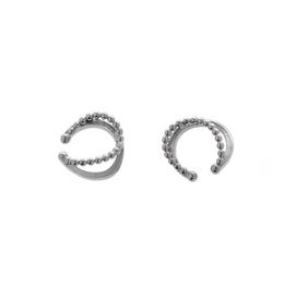 Ear Cuff Original Double-Layer Clips Earrings Without Pierced Temperament Simple And Minimalist Titanium Steel Fashion All-Match Drop Otnsp