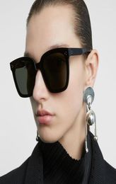 Sunglasses 2021 Trendy Large Square Clear Lens Shape For Women Retro Brand Designer Fashion Gothic Sun Glasses G17517094763