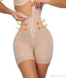 Breasted Lace Butt Lifter High Waist Trainer Body Shapewear Women Slimming Underwear With Tummy Control Panties6164934