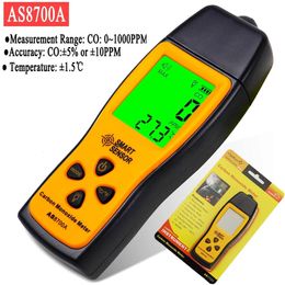 Handheld Carbon Monoxide Detector MeterProfessional CO Gas Tester with LCD Backlit Display 0-1000PPM Range for Industrial/Home 240320