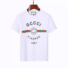 Mens T Shirt Designer Letters Printed Stylist Casual Summer Breathable Clothing Men Women Clothes Couples Tees Wholesale XL-3XL Casual White Women Clothing