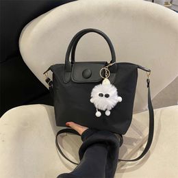 Factory Shoulder Bag Store Free Shipping 2024 Autumn New Tote Canvas Spliced Large Capacity One Underarm Fashion Small Cross BodyWYM1