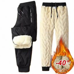 Ter giyim kış sıcak kuzu swokool kalınlaşan eşofmanlar erkek açık havada rahat rüzgar geçirmez koşu pantolon marka yüksek kaliteli pantolonlar erkek w50i#