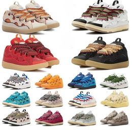 Mens Trainers outdoor shoes Casual Shoes Luxury Leather women Sneakers designer shoes Extraordinary Calfskin Rubber running shoes
