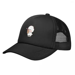 Ball Caps Panda And Brownie Bear Couple Baseball Cap Trucker Hat Gentleman Men Women's