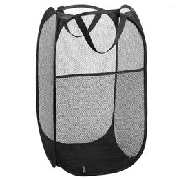 Laundry Bags Foldable Hamper For Travel Dorms And Limited Space Eliminates Moisture Odours Sturdy Handles Easy Transport