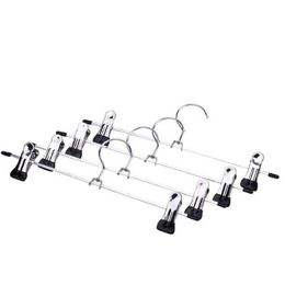 Bath Hangers Wholesale 300Pcs/Lot Hanger Rack Clip Pants Skirt Adt Kid Clothes Telescopic Adjustable Drop Delivery Home Garden Hotel S Dhhvy