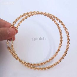 Hoop Huggie BLIJERY New Punk Exaggerated Big Hoop Earrings for Women Statement Jewellery Chain Linking Circle Earring Loops Bouches doreilles 24326