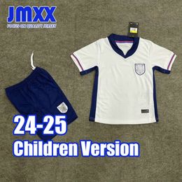 6Xl XXS JMXX 24-25 England Child Soccer Jerseys Kit Home Away Kid Uniforms Jersey Football Shirt 2024 2025 Top And Shorts Children Version 67